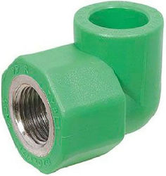 Interplast Female Elbow Ppr Φ20x1/2" Pipe Elbow Fitting