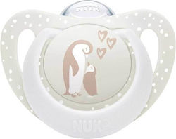 Nuk Silicone Pacifier White for 0-6 Months