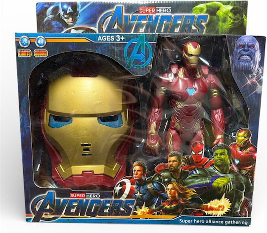Action Figure Iron Man with Sound and Light 24cm.