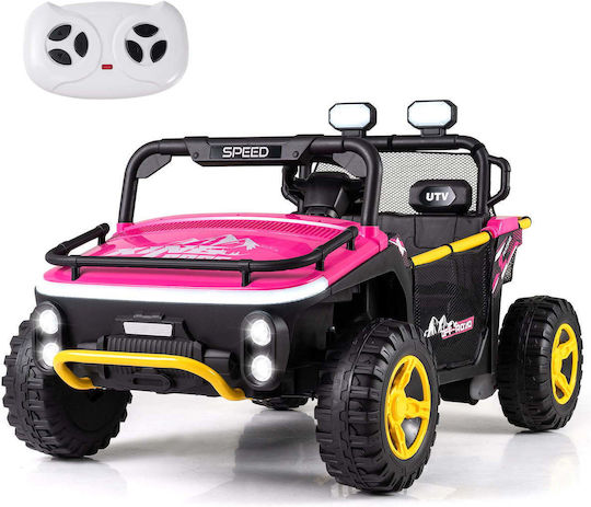 Kids Electric Car Two Seater with Remote Control 24 Volt Pink