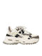 Sneakers Cream / Silver / Pewter