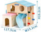 Nobleza Wooden Playhouse Hamster 17.5x15.2x16.2cm