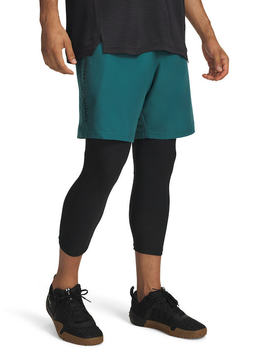 Under Armour Αθλητική Ανδρική Βερμούδα Πράσινη