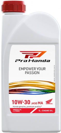 Honda Pro Motorcycle Oil for Four-Stroke Engines 10W-30 1lt