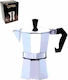 Espresso-Kanne 1 Cups Silber