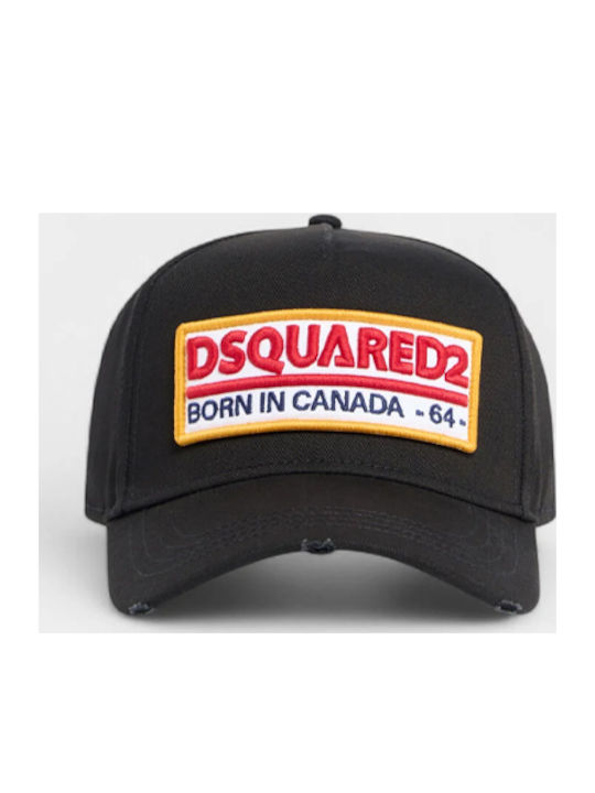 Dsquared2 Logo Patch Baseball Καπέλο Strapback Bcm0983 05c00001 2124 Μαύρο Dsquared2 Logo Patch Baseball Καπέλο Strapback Bcm0983 05c00001 2124 Μαύρο