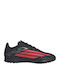 F50 Club TF Kinder Fußballschuhe und Stollenschuhe mit Rasen Schwarz