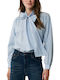 Women's Long Sleeve Shirt Dusty Blue