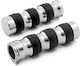 Σετ Χειρολαβές Μοτοσυκλέτας Dual Cable Throttle Harley Davidson '74 '13 Χρώμιο Hillock Grips Chrome