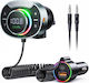 FM Transmitter Autovehicul cu Type-C / USB