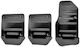 Alista Home Set de pedale Autoturism Universal Aluminiu Negre 3buc