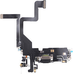 Charging Port Flex Iphone 14 Pro Black Oem Charging Port Flex Iphone 14 Pro Black Oem