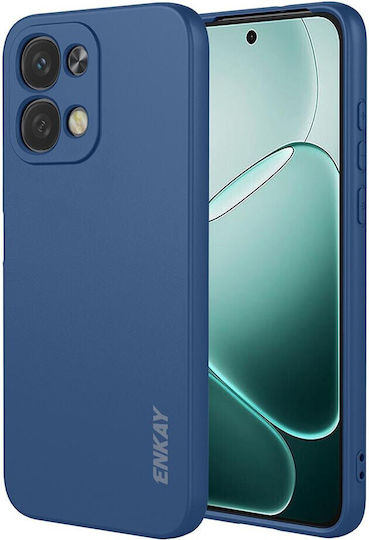 Enkay Liquid Калъф Силикон Тъмносин Oppo A6 Pro 4G/5G