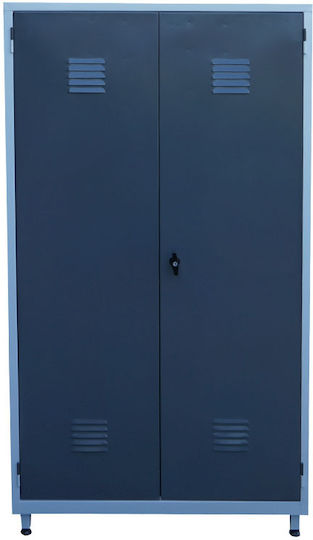 Dulap Metalic Dublu-Foi Galvanizat cu Posibilitate de Blocare 190x70x50cm