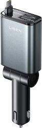 Lisen Car Charger with Ports 1xUSB-A 1xType-C and Cable Type-C Lisen Car Charger with Ports 1xUSB-A 1xType-C and Cable Type-C