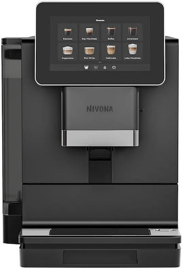Nivo 9101 Automatic Espresso Machine 1465W Pressure 15bar for Cappuccino with Grinder Black