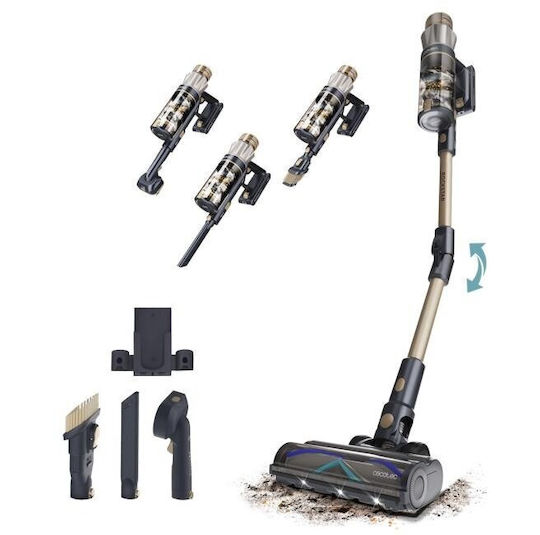 Cecotec Rockstar Прахосмукачка 2 в 1 Stick & Ръчна Златиста