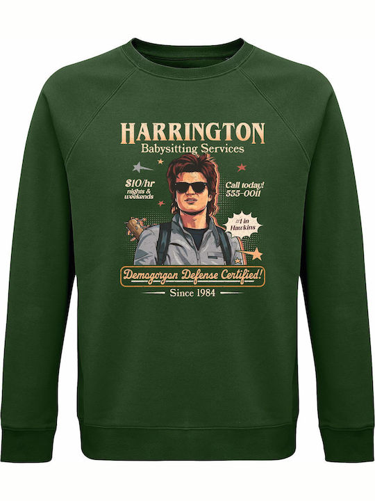 Sweatshirt Unisex Organic " Babysitter Harringt...
