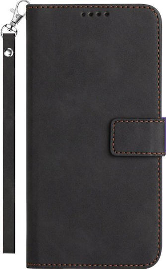 Brieftasche Synthetisches Leder / Silikon Schwarz (Huawei Nova 12SE, Huawei Nova 11SE)