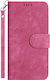 Wallet Δερματίνης / Σιλικόνης Φούξια (Moto G42)