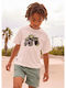 Kids' Shirt Short Sleeve Ecru
