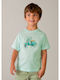 Kinderhemd Kurzarm Bay Leaf Mint