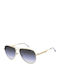 Carrera Unisex Sunglasses With Gold Metallic Frame And Grey Lens 3088/S J5G/GB