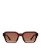 Meller Unisex Sonnenbrillen mit Roter Rahmen und Roter Linse NAY3-MAROONGBROWN