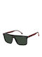 Carrera Unisex Γυαλιά Ηλίου με Μαύρο Κοκκάλινο Σκελετό και Γκρι Φακό 14/S BLX