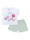 Kids' Set with Shorts Summer 2pcs Green