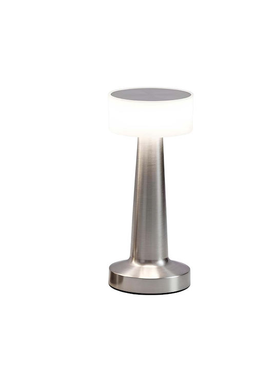 Avizar Wireless Touch Led Ambient Lamp 3 Light Modes Silver