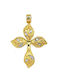 Drandakis Women's Gold Cross 9K