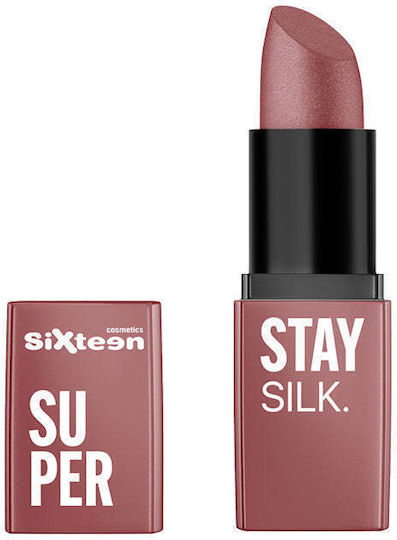 Sixteen Cosmetics Stay Silk Κραγιόν Satin Nude Brown # 132