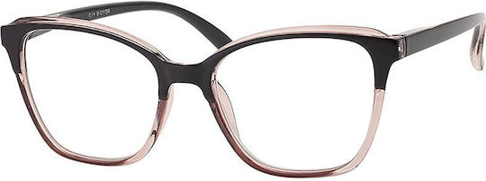 Brilo Damen Lesebrille +3.50 in Schwarz Farbe RE112-2-6_31939