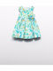 Girls Sleeveless Dress Set with Accessories Petrol