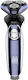 Aparat de Ras Electric Reîncărcabil cu Dublu Inel Rotativ pentru Umed și Uscat Negru Albastru