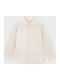 Kids Shirt Long Sleeve Linen Beige