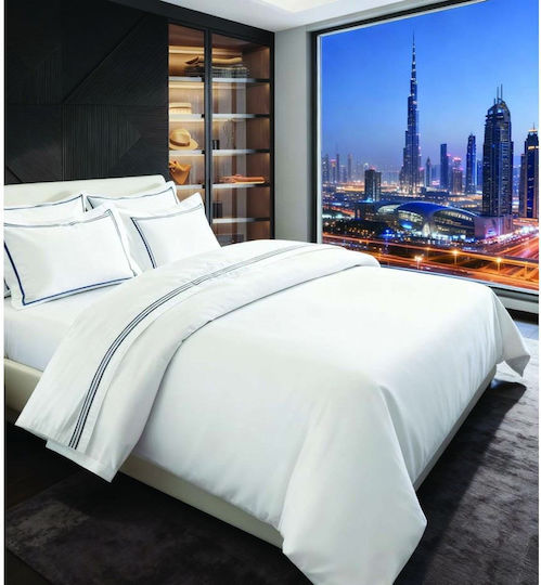 Makis Tselios Home Aspen Σετ Σεντόνια King Size 270x290εκ. D.grey (4τμχ)