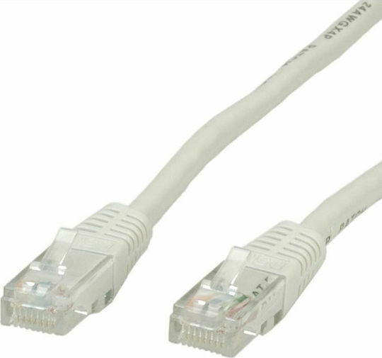 Value Flat U/UTP Cat.5e (Gigabit) Καλώδιο Δικτύου Ethernet εξωτερικού χώρου 7m Γκρι
