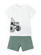Kinder-Set mit Shorts Sommer 2Stück Green