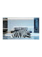 Makis Tselios Home Duvet Cover Set Cotton Satin Queen with 2 Pillowcases 220x240 Zebra