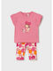 Kinder-Set mit Leggings Sommer 2Stück Geranium
