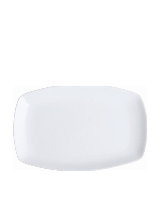 Oriana Ferelli Serving Platter Rectangular made of Porcelain White 24.5x16cm