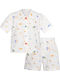 Kids' Set with Shorts Summer 2pcs White