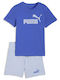 Kinder-Set mit Shorts Sommer 2Stück Blau