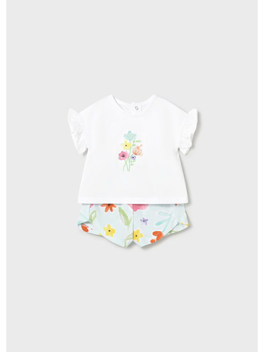 Mayoral Kinder-Set mit Shorts Sommer 2Stück Floral