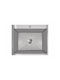 Sanitec Επικαθήμενος Νεροχύτης Inox Σατινέ Μ50xΠ50cm Γκρι