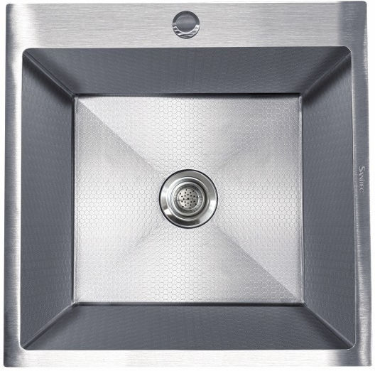 Sanitec Vision 5050HS Drop-In Inox 50x50cm Silver Sanitec Vision 5050HS Drop-In Inox 50x50cm Silver