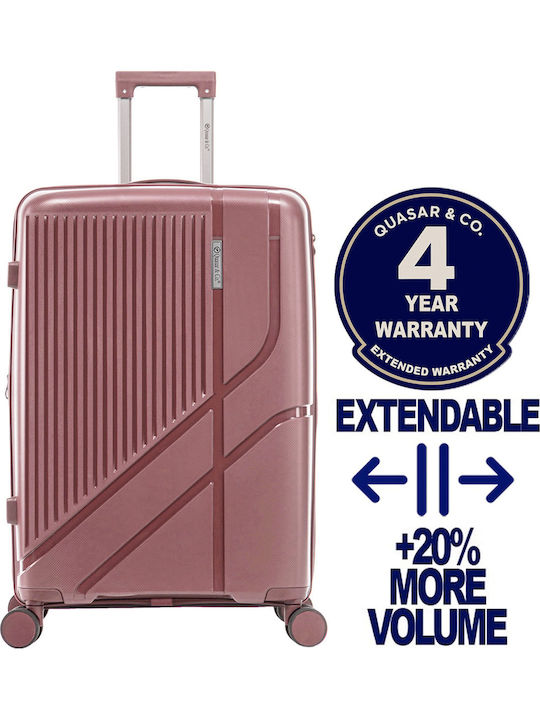 Quasar Large Suitcase Dusty Pink