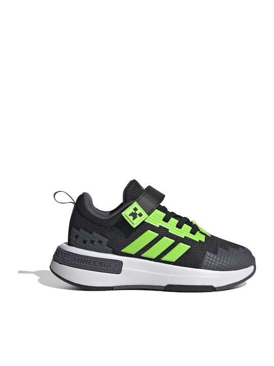 El C Kids Sports Shoes Running with Laces Black